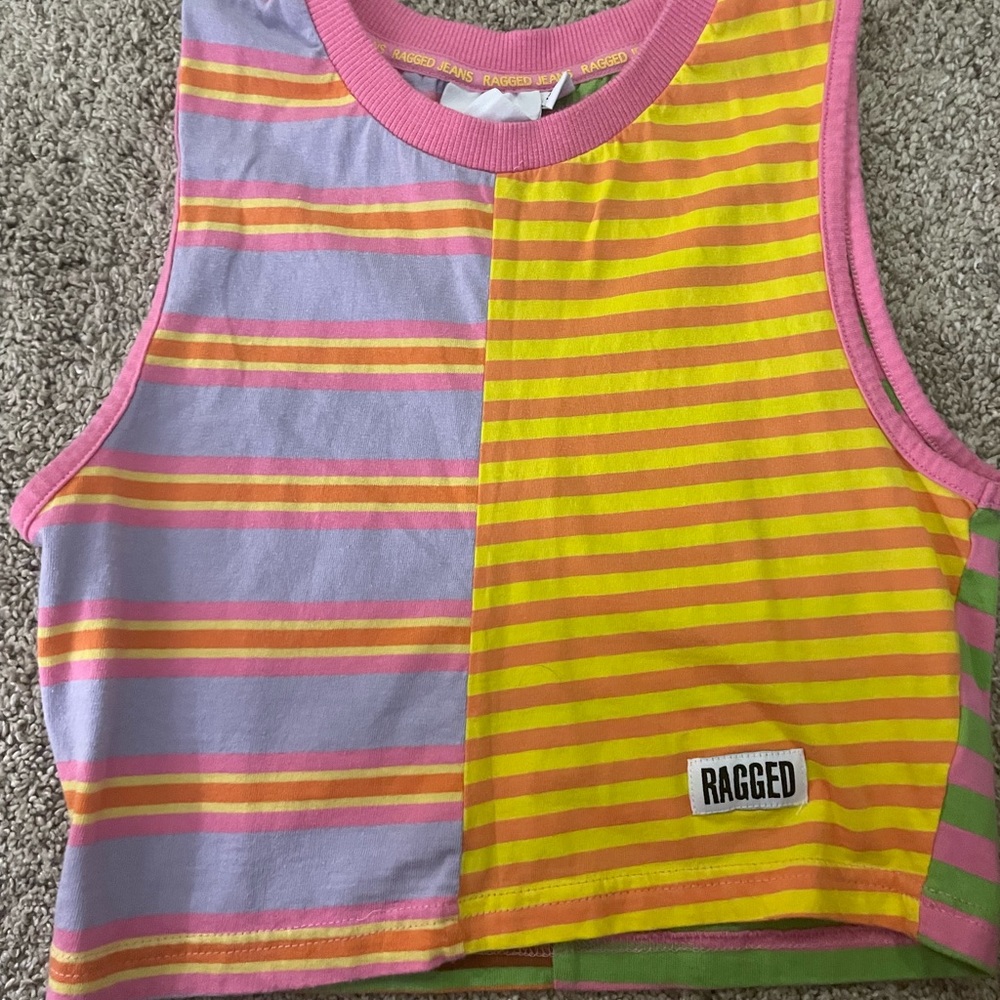 Cropped Ragged Priest Tank Top